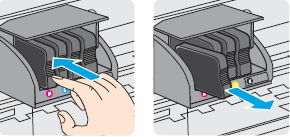 HP OfficeJet Pro 7730、7740 打印机 - 更换墨盒(图2)