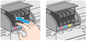 HP OfficeJet Pro 7730、7740 打印机 - 更换墨盒(图3)